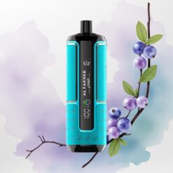 Al Fakher Crown Bar 15K Hypermax Feketeribizle Menthes 600mAh Típus-C