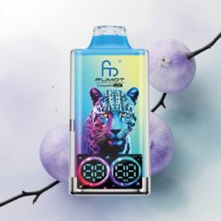 Fumot Leopard 40K Puffs Fekete Sárkány Jég 5% Nikotin 700mAh Dual Mesh