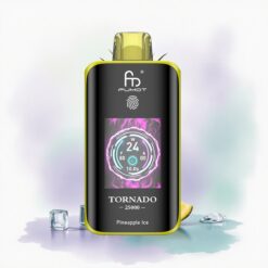 Fumot Tornado 25000 Puffs Ananász Jég HD Kijelző 700mAh 20ml Nikotin