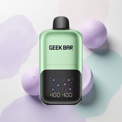 GEEK BAR 2GO 20ml 50000 Puffs Savanyú Cukorka & Savanyú Gyümölcs Interaktív Nagy Kijelző 3 Szintű Íz/Hűtés Beállítható 20mL Kettős Tartály 5% Nikotin
