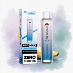 Hayati Pro Max 4000 Puffs Áfonya Banán 1400mAh Kettős Tekercs