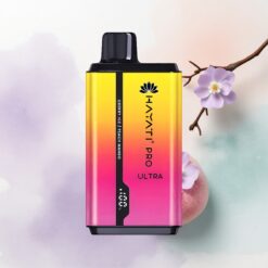 Hayati Pro Ultra 15000 Puffs Cseresznye Jég Barack Mangó 850mAh 2% nikotin