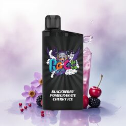 IGET Bar 3500 Puffs Feketeáfonya Gránátalma Cseresznye Jég 1400 mAh Mesh Coil