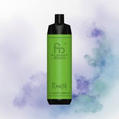 RandM Fumot Shisha 10000 Puffs Kék Málnás Limonádé 0,6ohm Hálós Tekercsel 850mAh Típus-C Porttal