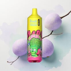 RandM Fumot Tornado 9000 Puffs Háromszoros Mango 850 mAh 18 mL Rostos Tekercs