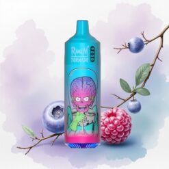 RandM Fumot Tornado 9000 Puffs Áfonya Málna Mesh Coil 850 mAh 18 mL