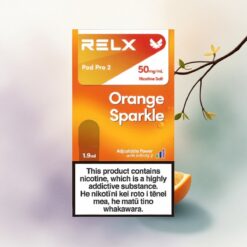 Relx Pod Pro 2 Vape Device Narancs Szikra 50mg/ml nikotin, 1.9ml tartály, 3 feszültségmód